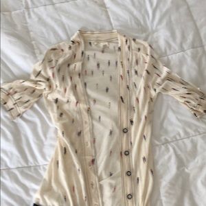 Anthropologie moth cardigan